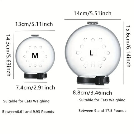 Cat head protection ball, pet grooming accessories, breathable mask, swimming helmet, cat supplies by zapcart