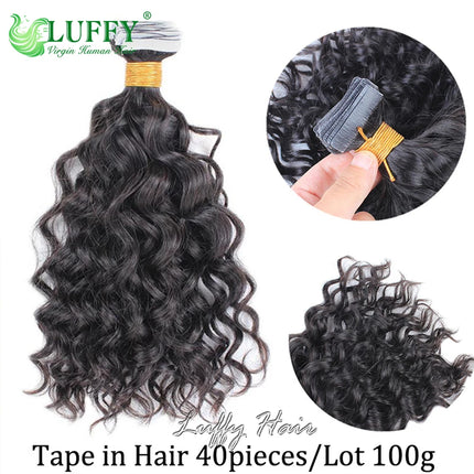 Water Wave Tape In Extensions Defined Curls For Black Women by zapcart