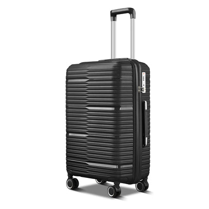 Double Traveller Zipper Luggage 20 24 28 Inch Unisex Wheels by zapcart