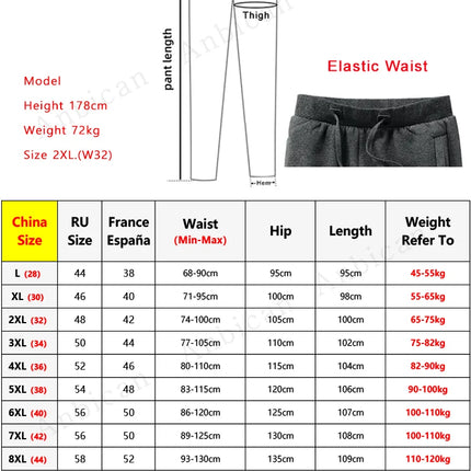 Anbican Winter Mens Thick Fleece Joggers Plus Size Pockets by zapcart