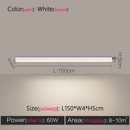 TES Long Strip Ceiling Light Office Surface Mounted LED by zapcart
