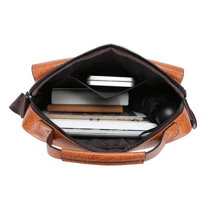Kangaroo Brand Premium Leather Messenger Bag For Men by zapcart