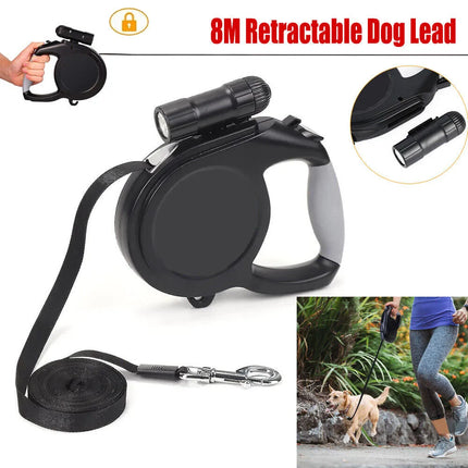 Heavy Duty Retractable Dog Leash For Large Dogs 8m 50kg by zapcart