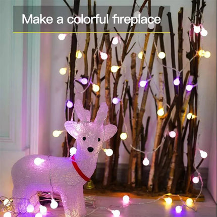 Loamlin WS2812B Vibrant LED Globe String Lights IP67 Decor by zapcart
