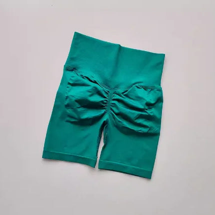 Women Yoga Shorts High Waist Tummy Control Quick Dry by zapcart