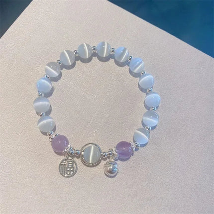 Couples Matching Glow In The Dark Cat Head Bracelets by zapcart
