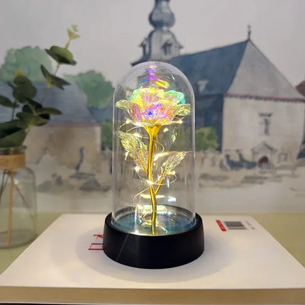Artificial Rose LED Light Gift For Girlfriend Valentines Day by zapcart