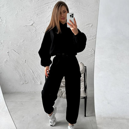 Women Two Piece Hoodies And Pants Set Cozy Relaxed Fit by zapcart