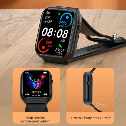 Men's 2 In 1 TWS Bluetooth Headset Smartwatch IP67 Pro by zapcart