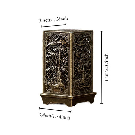 LWLYBH Vertical Alloy Incense Burner Lasting Fragrance Home by zapcart