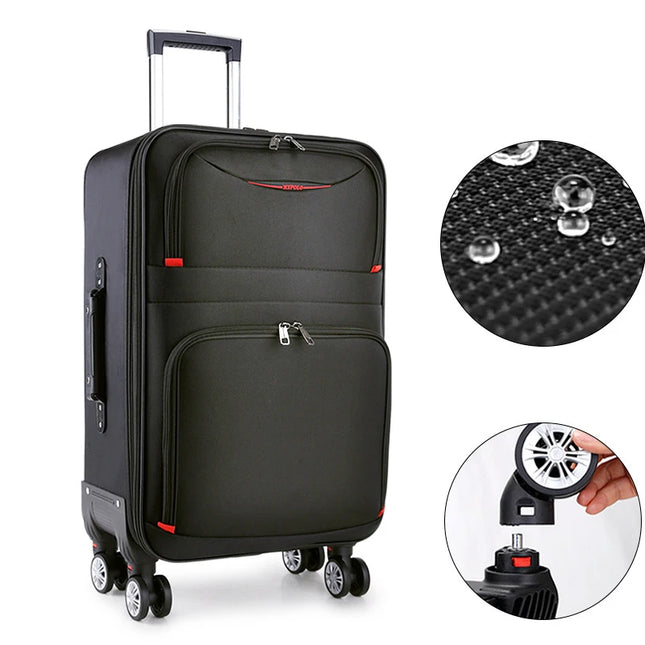 Felemi 20 Carry On Luggage Unisex Travel Waterproof Wheels by zapcart