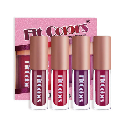 Metallic Lip Gloss Kit Waterproof Glitter Hydration Unisex by zapcart