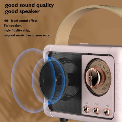 Acehe Mini Retro Bluetooth Speaker 5.0 Travel HM11 Stereo by zapcart
