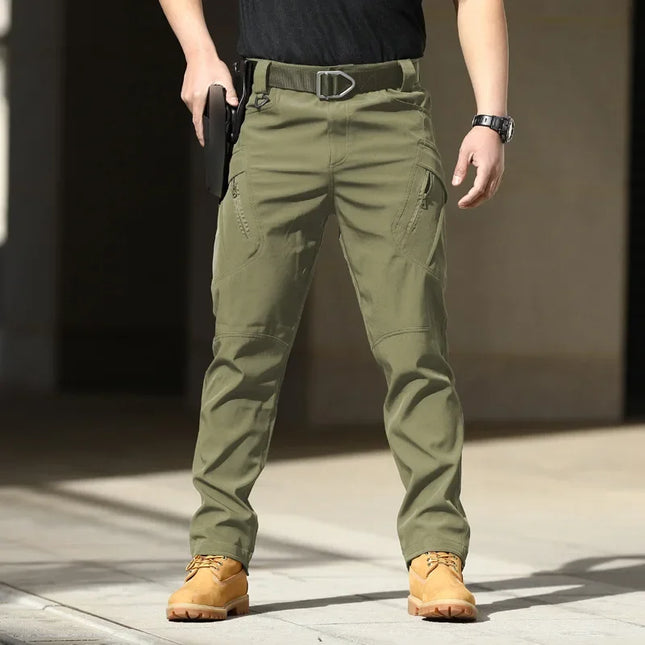 XMGOLONG Men Tactical Cargo Pants Stretch Outdoor Hiking by zapcart