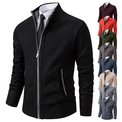 ENWEIGECN Mens Knitted Cardigan Warm Cozy Everyday Wear by zapcart