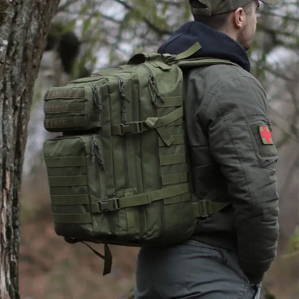 TOPX Tactical Backpack 50L Waterproof Unisex Outdoor Travel by zapcart