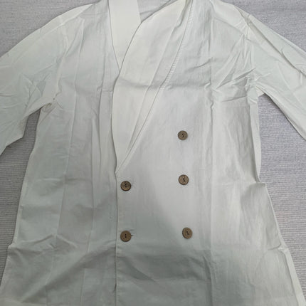 Ayrbao Mens Long Sleeve Solid V Neck Shirt Casual Everyday by zapcart
