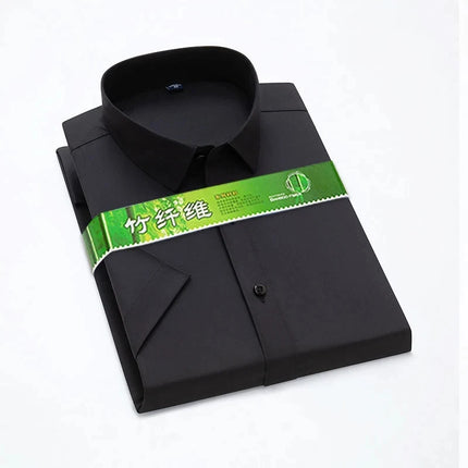 Bamboo Fiber Stretch Men Shirt CN Zhejiang Anti Wrinkle by zapcart
