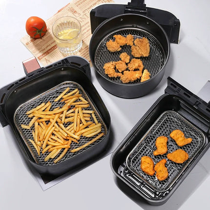 Choice Stainless Steel 3 Layer Air Fryer Rack Home Cooks by zapcart