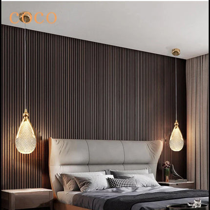 Fensycoco Acrylic Pendant Light Adjustable Cord For Dining by zapcart