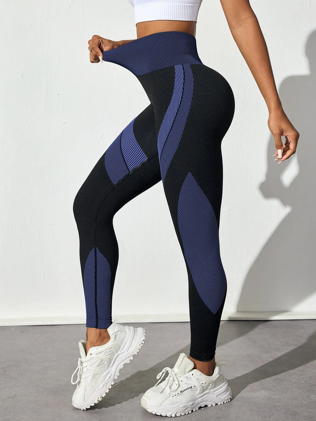 Womens Seamless Yoga Leggings High Waist Tummy Control by zapcart