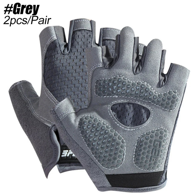 Kids Half Finger Cycling Gloves Breathable Non-Slip Gel by zapcart