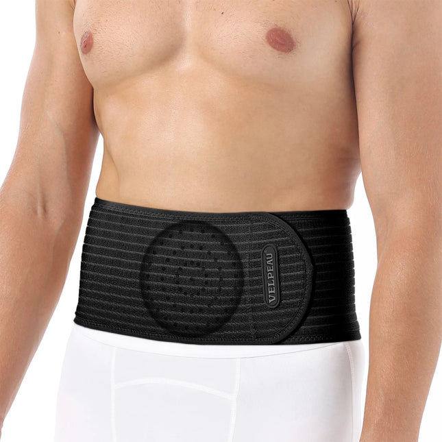 VELPEAU Umbilical Hernia Belt for Epigastric Incisional and Belly Button Hernia, Abdominal Support Binder with 1 Compression Pad by zapcart