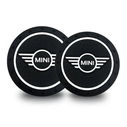 MINI Car Cup Mat Anti Slip Coaster Bottle Holder 7cm by zapcart