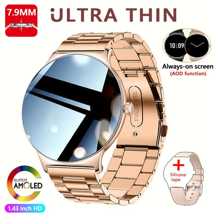 Huawei Ultra Slim AMOLED Smartwatch Women Heart Rate by zapcart
