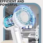 Electric Spin Scrubber, Electric scrubber with 8 Replaceable Brush Heads & Detachable Extension Handle, Power spin scrubber cord by zapcart