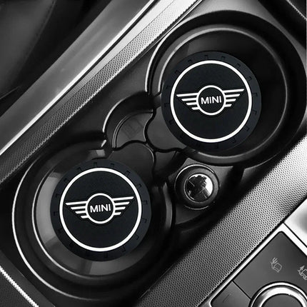 MINI Car Cup Mat Anti Slip Coaster Bottle Holder 7cm by zapcart