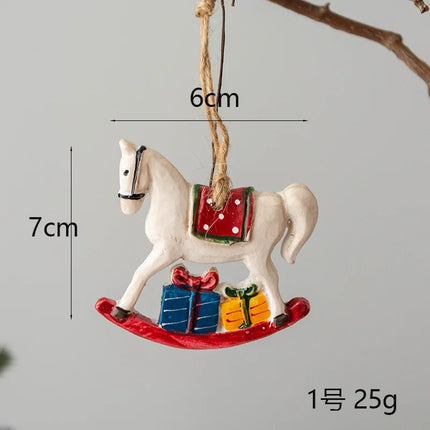 Choice Resin Christmas Ornament Santa Snowman Home Decor by zapcart
