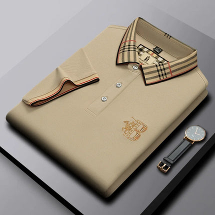 CN Jiangxi Mens Polo Shirt Luxury Embroidered Anti Wrinkle by zapcart