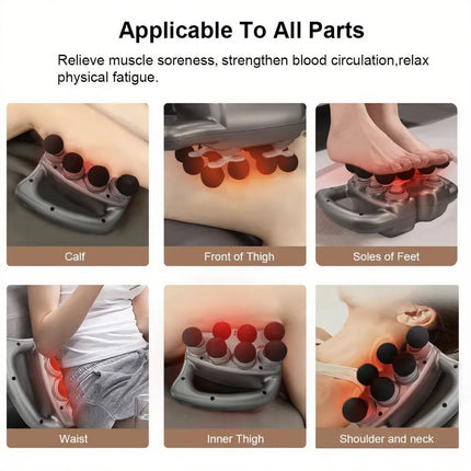 MIVM Fascia Gun 16 Head Deep Tissue Massager for Athletes by zapcart