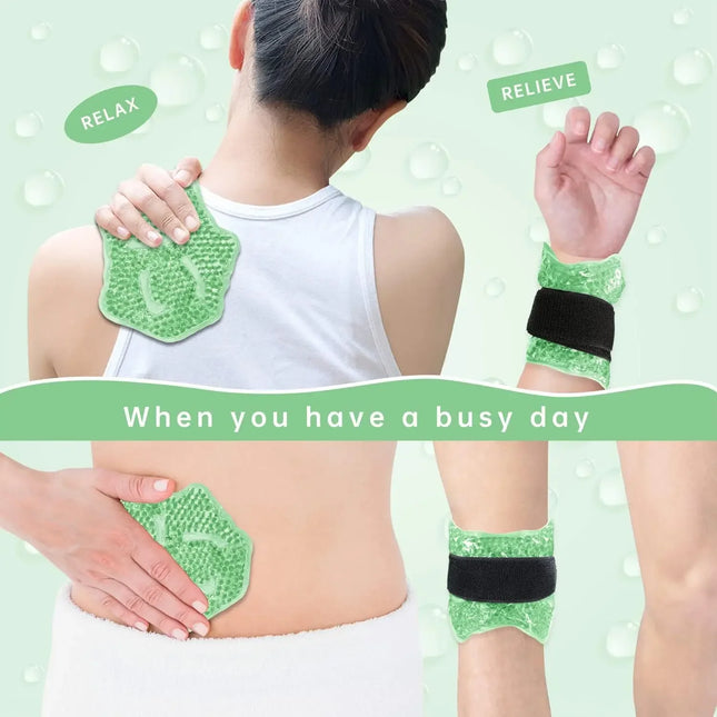 Choice Ankle Ice Pack Wrap Reusable Gel Bead Cold Relief by zapcart
