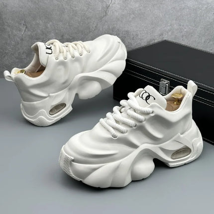 Pdmcms Men Designer Luxury Platform Sneakers Breathable by zapcart