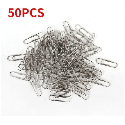 Choice Stainless Steel Paper Clips Durable Office And School by zapcart