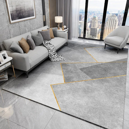Custom Nordic Light Luxury Living Room Rug Plush For Homes by zapcart