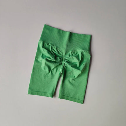 Women Yoga Shorts High Waist Tummy Control Quick Dry by zapcart