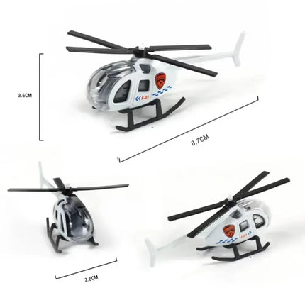 MoonBIFFY Alloy Aircraft Toy Kids Durable Helicopter by zapcart