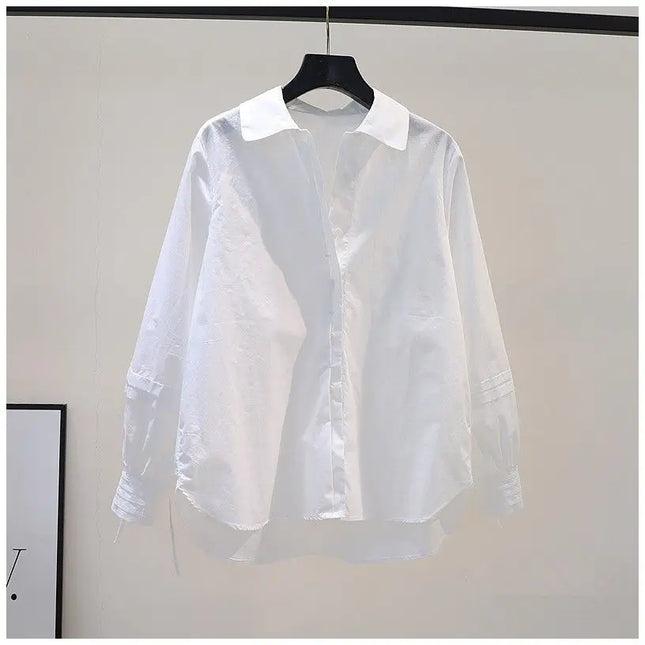 Timeless Vintage Blouse For Women Oversized Long Sleeve Top by zapcart