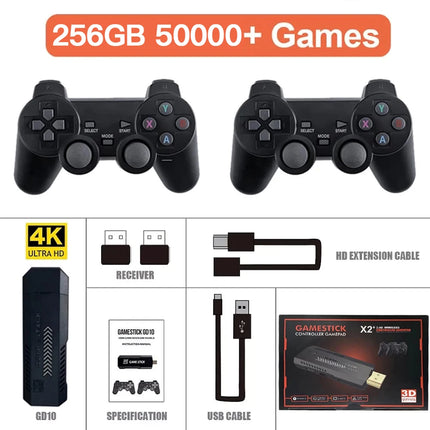 X2 Plus Video Game Console 50000 Games 4K Ready Kids by zapcart