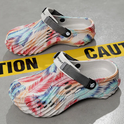 Private Men Camouflage Clogs Slippers Outdoor Comfort by zapcart