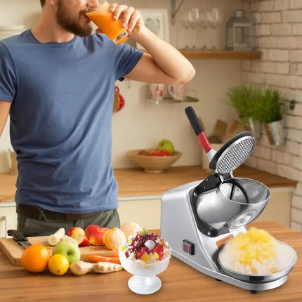 TYCUGAF Shaved Ice Machine 2200RPM Prevent Splash For Home by zapcart