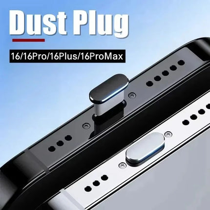 Choice Metal Dust Plugs For iPhone Type C Port 2 Pack Guard by zapcart