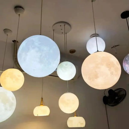 GEW Nordic LED Moon Pendant Light For Dining Room Kitchen by zapcart