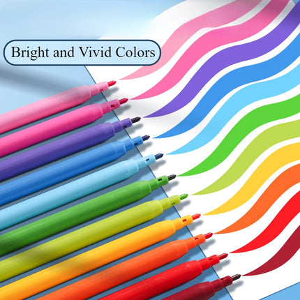Choice Washable Markers for Kids 48 Colors Safe and Bright by zapcart