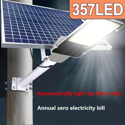 YQCHEZI 357LED Solar Street Light 6500K IP65 Outdoor Garage by zapcart
