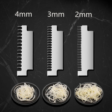 Metal Vegetable Spiralizer 3 Blades Potato Slicer Noodles and Curly Chips Maker Cabbage Carrot Grater Kitchen Accessories by zapcart