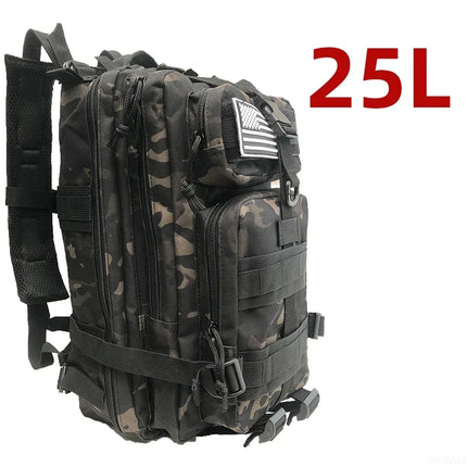 Thuram Waterproof 25L 50L Nylon Tactical Backpack Outdoors by zapcart
